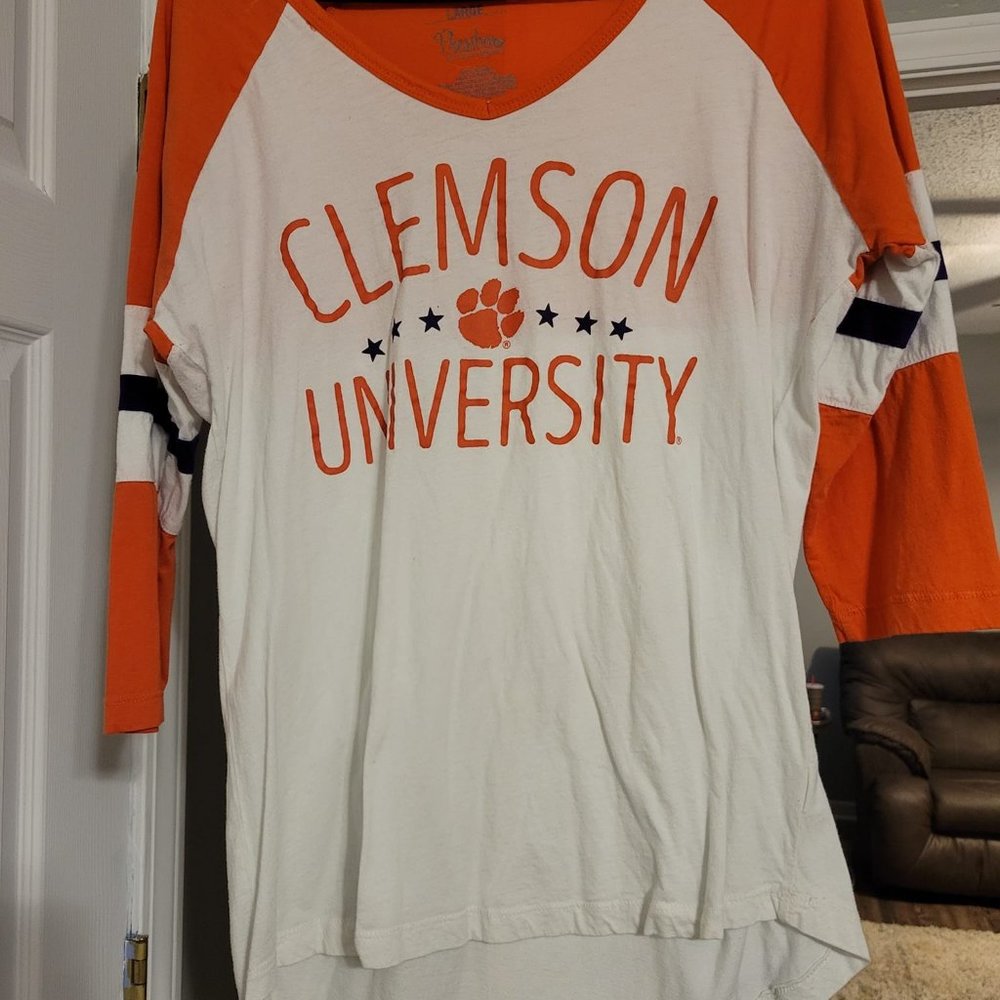 Clemson shirt. Pressbox brand. Size L